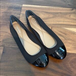 Alfani Women's Black Patent Toe Flats